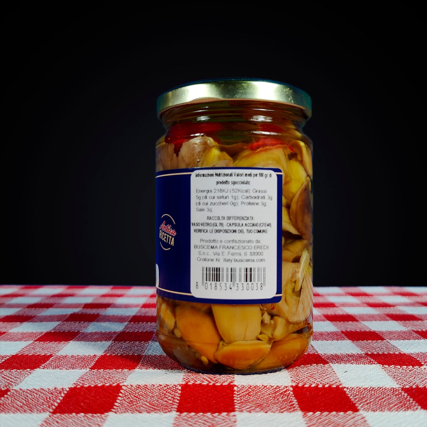 SOTTOLIO FUNGHI MISTI ALLA CALABRESE 280g